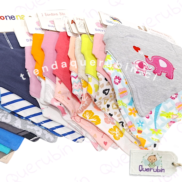 👼🏻 Bandanas babero pack 2 - Imagen 4