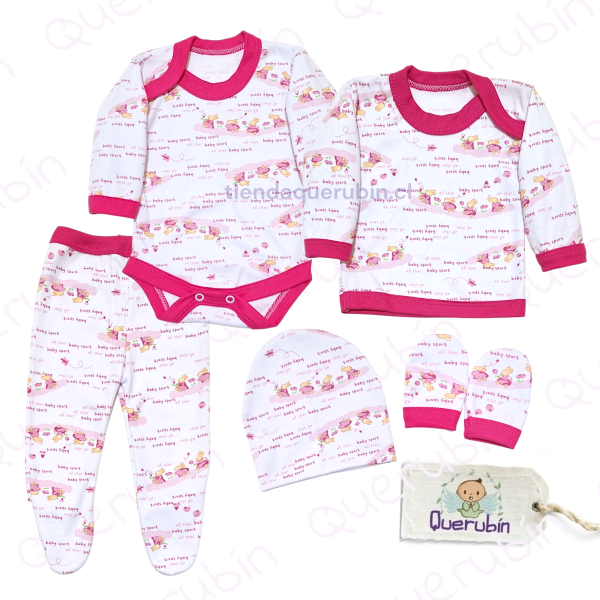 👼🏻  Ajuar Estampado 0-3M - Imagen 8