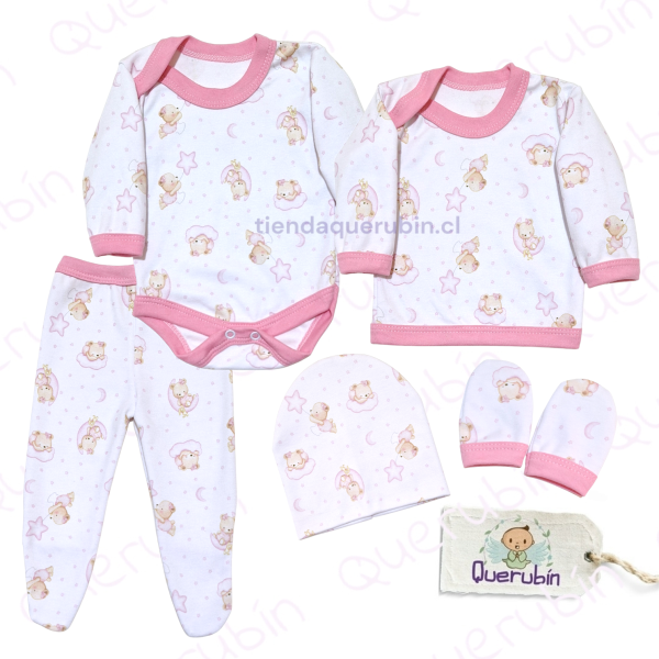 👼🏻  Ajuar Estampado 0-3M - Imagen 6
