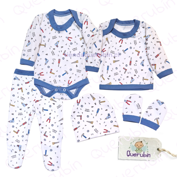 👼🏻  Ajuar Estampado 0-3M - Imagen 5