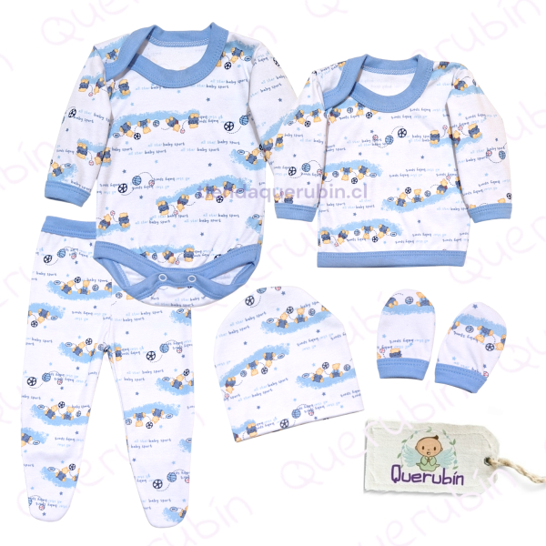 👼🏻  Ajuar Estampado 0-3M - Imagen 7