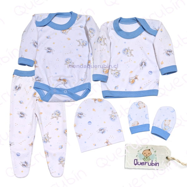 👼🏻  Ajuar Estampado 0-3M - Imagen 9