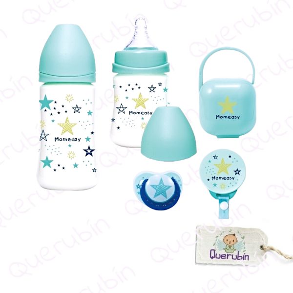 👼🏻Set de Mamaderas 5 pcs Momeasy - Imagen 5