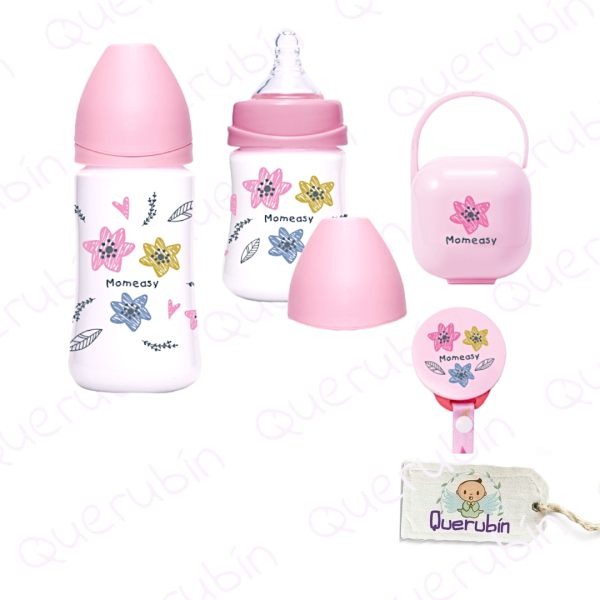 👼🏻Set de Mamaderas 5 pcs Momeasy - Imagen 4