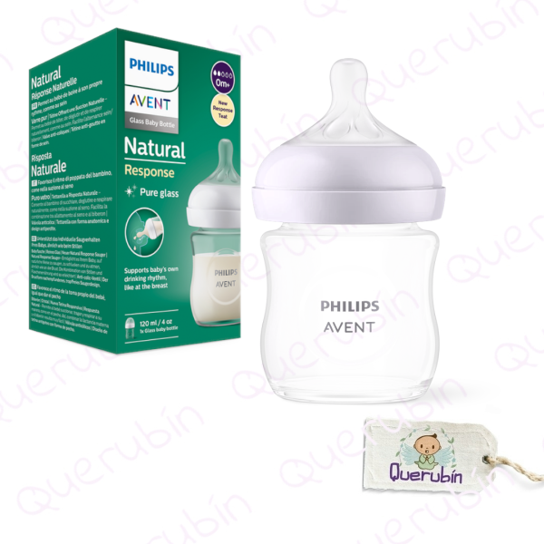 👼🏻 Mamadera Vidrio Avent Natural Response 120ml