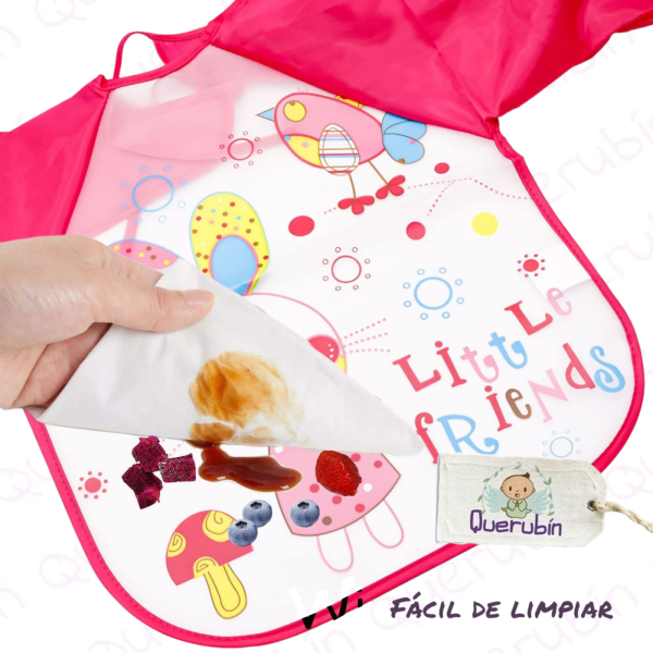 👼🏻 Babero Delantal con Manga - Imagen 4